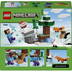 LEGO 21583 Minecraft Avventura di Steve nella taiga