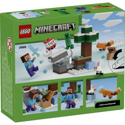 LEGO 21583 Minecraft Avventura di Steve nella taiga