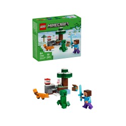LEGO 21583 Minecraft Avventura di Steve nella taiga