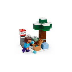 LEGO 21583 Minecraft Avventura di Steve nella taiga