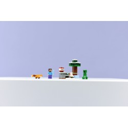 LEGO 21583 Minecraft Avventura di Steve nella taiga