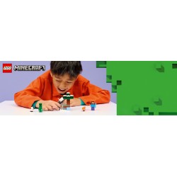 LEGO 21583 Minecraft Avventura di Steve nella taiga