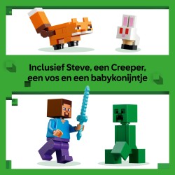 LEGO 21583 Minecraft Avventura di Steve nella taiga