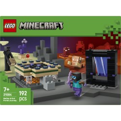 LEGO 21584 Minecraft Viaggio nel Portale del Nether e dell’End