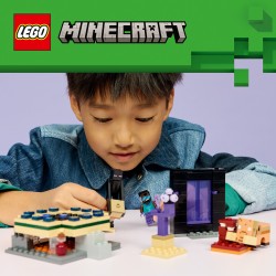 LEGO 21584 Minecraft Viaggio nel Portale del Nether e dell’End