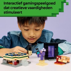 LEGO 21584 Minecraft Viaggio nel Portale del Nether e dell’End