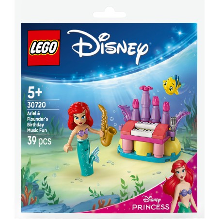 LEGO 30720 Disney Princess Divertimento musicale per il compleanno di Ariel e Flounder