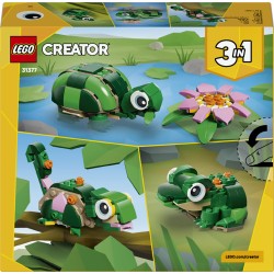 LEGO 31377 Creator Tartaruga con fiore di ninfea