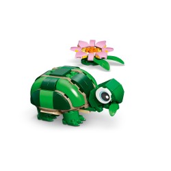 LEGO 31377 Creator Tartaruga con fiore di ninfea