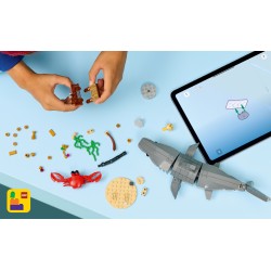 LEGO 31381 Creator Squalo con scrigno del tesoro