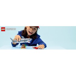 LEGO 31381 Creator Squalo con scrigno del tesoro