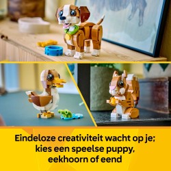 LEGO 31382 Creator Adorabili animali: cagnolino giocoso