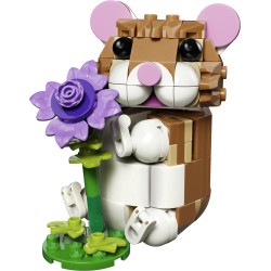 LEGO 31376 Creator Simpatico criceto con fiore