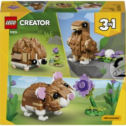 LEGO 31376 Creator Simpatico criceto con fiore