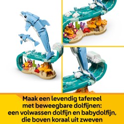 LEGO 31385 Creator Animali marini: meravigliosi delfini