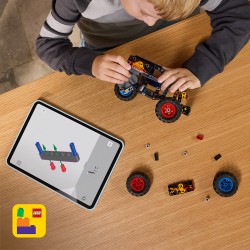 LEGO 42219 Technic Monster Jam™ Grave Digger™ Fuoco e Ghiaccio