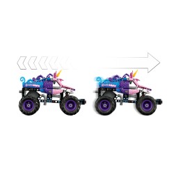 LEGO 42220 Technic Monster Jam™ Sparkle Smash™ a retrocarica