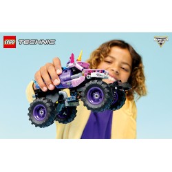 LEGO 42220 Technic Monster Jam™ Sparkle Smash™ a retrocarica