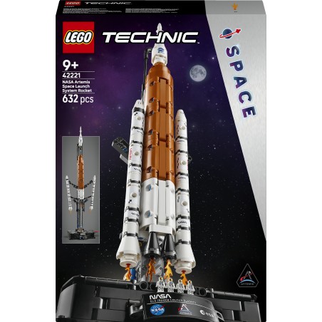 LEGO 42221 Technic Sistema di lancio spaziale razzo NASA Artemis