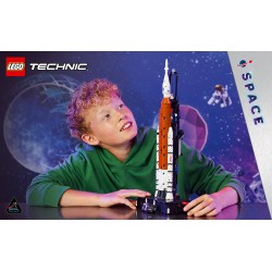 LEGO 42221 Technic Sistema di lancio spaziale razzo NASA Artemis