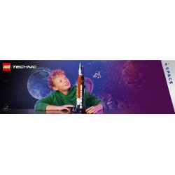 LEGO 42221 Technic Sistema di lancio spaziale razzo NASA Artemis