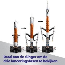 LEGO 42221 Technic Sistema di lancio spaziale razzo NASA Artemis