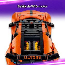 LEGO 42222 Technic Hyper Car Bugatti Chiron Pur Sport