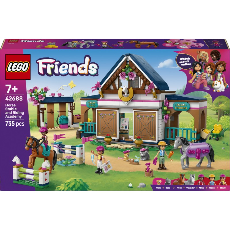 LEGO 42688 Friends Scuderia e Accademia di equitazione