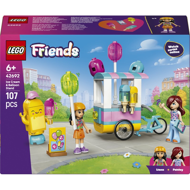 LEGO 42692 Friends Bancarella dei gelati con palloncini