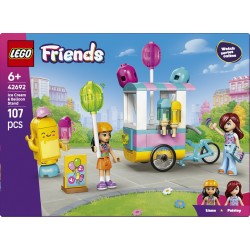 LEGO 42692 Friends Bancarella dei gelati con palloncini