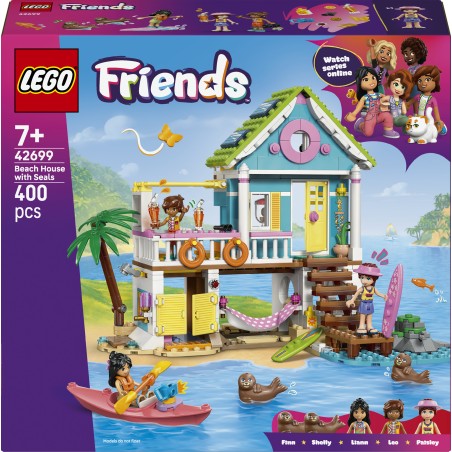LEGO 42699 Friends Casa sulla spiaggia con foche