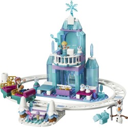 LEGO 43281 Disney Princess Castello di ghiaccio di Elsa e avventura sulla neve