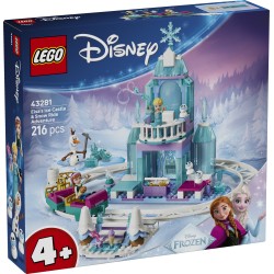 LEGO 43281 Disney Princess Castello di ghiaccio di Elsa e avventura sulla neve