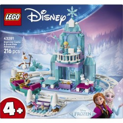 LEGO 43281 Disney Princess Castello di ghiaccio di Elsa e avventura sulla neve