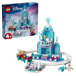 LEGO 43281 Disney Princess Castello di ghiaccio di Elsa e avventura sulla neve