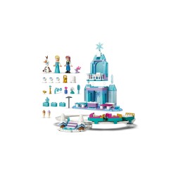 LEGO 43281 Disney Princess Castello di ghiaccio di Elsa e avventura sulla neve