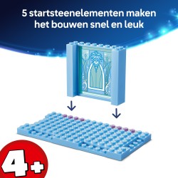 LEGO 43281 Disney Princess Castello di ghiaccio di Elsa e avventura sulla neve