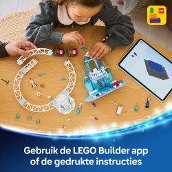 LEGO 43281 Disney Princess Castello di ghiaccio di Elsa e avventura sulla neve