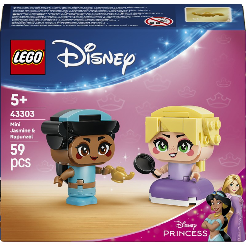 LEGO 43303 Disney Princess Mini-Jasmine e Mini-Rapunzel