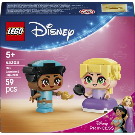 LEGO 43303 Disney Princess Mini-Jasmine e Mini-Rapunzel