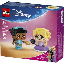 LEGO 43303 Disney Princess Mini-Jasmine e Mini-Rapunzel