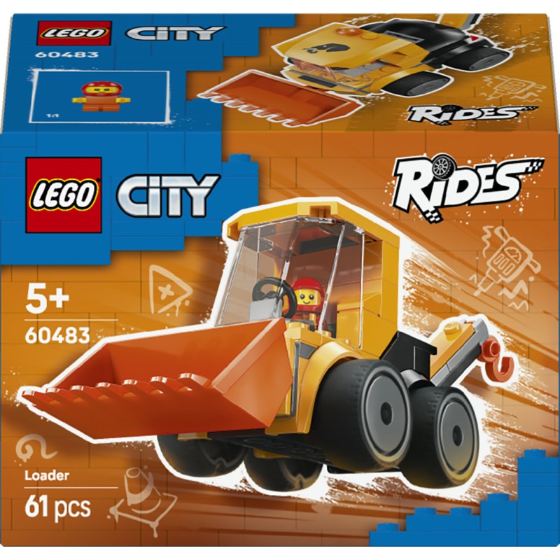 LEGO 60483 City Veicoli – Ruspa da cantiere