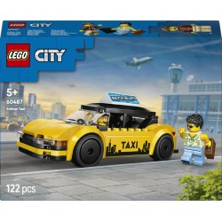 LEGO 60487 City Taxi giallo