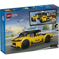 LEGO 60487 City Taxi giallo