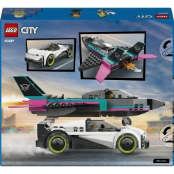 LEGO 60489 City Jet contro Auto sportiva