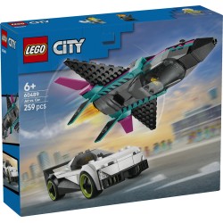 LEGO 60489 City Jet contro Auto sportiva