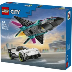 LEGO 60489 City Jet contro Auto sportiva