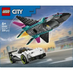 LEGO 60489 City Jet contro Auto sportiva