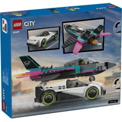 LEGO 60489 City Jet contro Auto sportiva