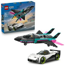 LEGO 60489 City Jet contro Auto sportiva
